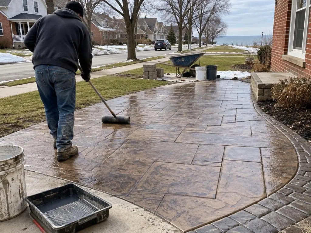 Stamped Concrete in Kenosha, WI